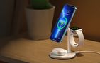 Wireless charger Choetech with stand 2in1 (white), Choetech T585-F