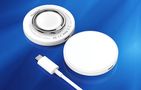 Wireless charger 2-in-1 Choetech T603-F, holder (white), Choetech T603-F