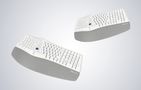 Wireless Ergonomic Keyboard Delux GM901D BT+2.4G (white), Delux GM901D ( white)