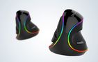 Wired Vertical Mouse Delux M618Plus 4000DPI RGB, Delux M618Plus