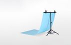 Photo studio background support Puluz 70x200cm + Backdrops 2 pcs DCA0976, Puluz DCA0976