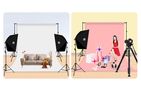Studio set Puluz softbox 50x70cm, tripod, LED bulb 4 pcs PU5071EU, Puluz PU5071EU