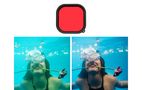 Lens waterproof filter set Telesin for GoPro Hero 9 / Hero 10 / Hero 11 / Hero 12 (GP-FLT-904), Telesin GP-FLT-904