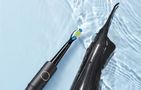 Sonic toothbrush with tip set and water fosser FairyWill FW-5020E + FW-E11 (black), FairyWill FW-5020E + FW-E11