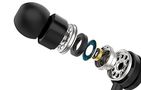 Foneng EP200 wired, in-ear headphones, mini jack (black), Foneng EP200 Black