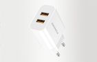 Fast charger Foneng 2x USB EU45 12W + USB Type C cable, Foneng EU45 Type-C