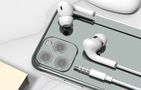 In-ear headphones, wired Foneng T33, mini jack 3.5mm, microphone (white), Foneng T33 White