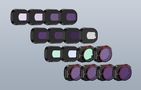 Set of 16 filters Freewell for DJI Mini 4 Pro drone, Freewell FW-MN4-MEGA