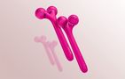 Sonic Facial Roller 4in1 Geske with APP (magenta), Geske GK000040MG01