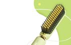 Jonizing hairbrush inFace ZH-10DSG (green), InFace ZH-10DSG