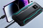 Powerbank Joyroom JR-L017 10000mAh, 22.5W, with Lightning + USB-C cable (black), Joyroom JR-L017