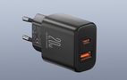 Charger Flash Joyroom  JR-TCF05, (EU) 20W A+C (black), Joyroom JR-TCF05 Black