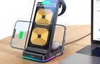 3in1 Wireless Charging Station Joyroom JR-WQN01 (black), Joyroom JR-WQN01