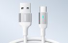 Cable to USB-A / Type-C / 3A / 1.2m Joyroom S-UC027A10 (white), Joyroom S-UC027A10 1.2m CW