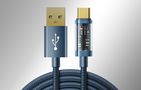 Cable to USB-A / Surpass / Type-C / 3A / 1.2m Joyroom S-UC027A12 (blue), Joyroom S-UC027A12 1.2m Blue