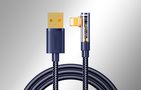 Angle Cable to USB-A / Lightning / 1.2m Joyroom S-UL012A6 (blue), Joyroom S-UL012A6 1.2m Blue