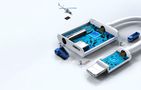 Audio Adapter Lightning / 3.5 mm Joyroom S - Y105 (white), Joyroom S-Y105
