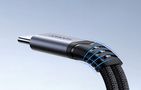 2-in-1 Audio adapter Joyroom SY-C02 Type-C to 3.5mm + Type-C (black), Joyroom SY-C02