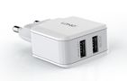 Wall charger LDNIO A2202, 2x USB, 12W (white), LDNIO A2202 EU