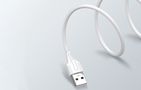 USB to Lightning cable LDNIO LS540, 2.4A, 0.2m (white), LDNIO LS540 lightning