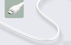 USB to Lightning cable LDNIO LS540, 2.4A, 0.2m (white), LDNIO LS540 lightning