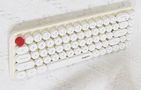 Wireless keyboard + mouse set MOFII Bean 2.4G (White-Beige), MOFII SMK-676367A WB