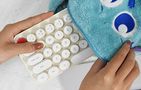 Wireless keyboard + mouse set MOFII Bean 2.4G (White-Beige), MOFII SMK-676367A WB