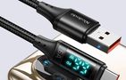 Cable USB to USB-C Mcdodo CA-1080 with display , 66W, 6A, 1.2m (black), Mcdodo CA-1080