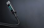 Cable USB to USB-C Mcdodo CA-1080 with display , 66W, 6A, 1.2m (black), Mcdodo CA-1080