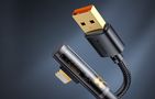 USB to lightning prism 90 degree cable Mcdodo CA-3511, 1.8m (black), Mcdodo CA-3511