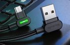 USB to Micro USB Cable Mcdodo CA-5280 LED, 1.8m (Black), Mcdodo CA-5772