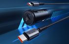 Car Charger McDodo CC-7493 65W With Mini White USB-C Cable With E-mark Chip 1m 100W (black), Mcdodo CC-7493