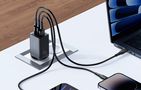 Mcdodo CH-1541 GaN wall charger, 2x USB-C, 1x USB, 67W (black), Mcdodo CH-1541