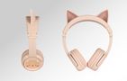 Wireless headphones for kids Buddyphones Play Ears Plus cat (Pink), BuddyPhones BT-BP-PLAYP-EARS-CAT