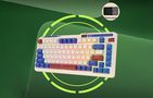 Wireless mechanical keyboard Royal Kludge KZZI K75 pro RGB, Moment Switch (retro blue), Royal Kludge KZZI K75pro moment