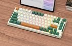 Wireless mechanical keyboard Royal Kludge RKH81 RGB, Sky cyan switch (green), Royal Kludge RKH 81 skycyan green