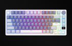 Wireless mechanical keyboard Royal Kludge RKM75 RGB, Silver switch (blue), Royal Kludge RKM75 silver switch