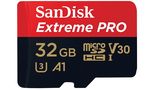 Memory card SanDisk Extreme Pro microSDHC 32GB 100/90 MB/s A1 C10 V30 (SDSQXCG-032G-GN6MA), SanDisk SDSQXCG-032G-GN6MA