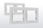 Shelly Switch Frame Double (White), Shelly Frame2White