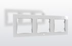 Shellly Switch Frame Triple (White), Shelly Frame3White