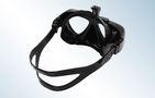 Diving Mask Telesin with detachable mount for sports cameras, Telesin GP-DIV-GS2-BK