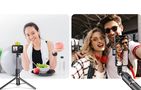 Selfie-stick TELESIN with tripod and remote control for GoPro / phones (130 cm), Telesin TE-RCSS-003