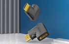 HDMI 90 degree Adapter Vention 4K 60Hz, AIQB0 (Black), Vention AIQB0