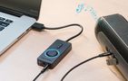 External USB 2.0 audio card Vention CDRBF 1m (black), Vention CDRBF