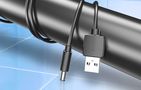 Универсальный USB к DC 5.5/2.1mm Jack интерфейс зарядки (5V/3A) кабель для лампы увлажнителя 1м ВЕНТИЛЯЦИЯ VENTION/CEYBF