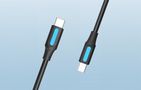 USB-C 2.0 to Mini-B cable Vention COWBF 2A 1m black, Vention COWBF