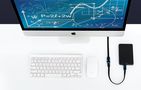 Flat USB 3.0 extender Vention VAS-A13-B150 1.5m Black, Vention VAS-A13-B150