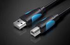 USB 2.0 A to USB-B printer cable Vention VAS-A16-B100 1m Black, Vention VAS-A16-B100