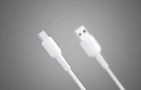USB to USB-C cable VFAN Colorful X11, 3A, 1m (white), Vipfan X11TC-white