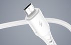USB to Micro USB cable VFAN Colorful X12, 3A, 1m (white), Vipfan X12MK